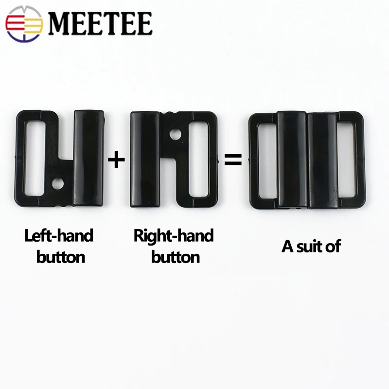 Nursing Bra Clip - 50/100Set 10-25mm Fibbia in plastica per